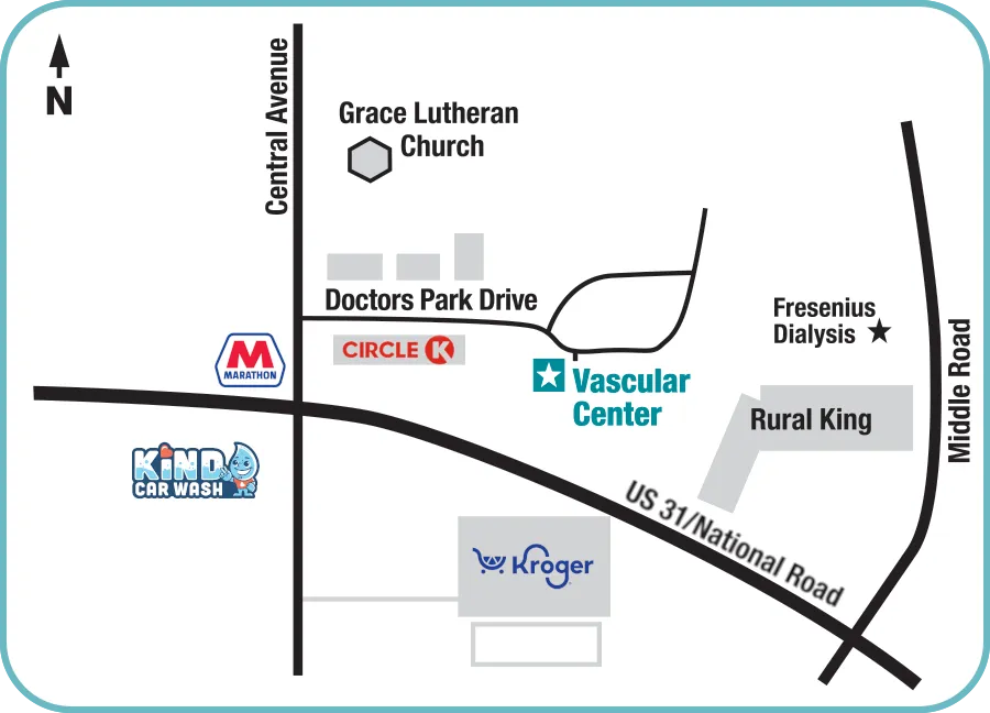vascular center map